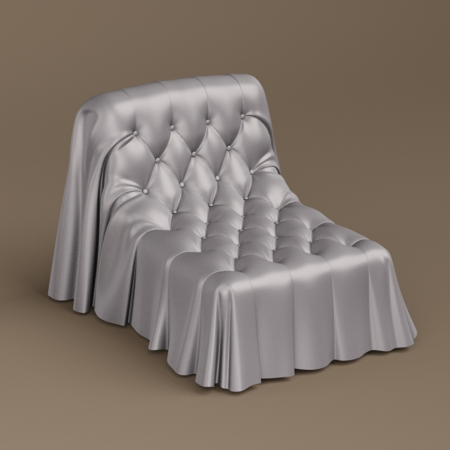 busnelli bohemian armchair Modelo 3D .c4d .max .obj .3ds .fbx .stl .blend 