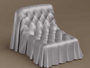 busnelli bohemian armchair Model 3D