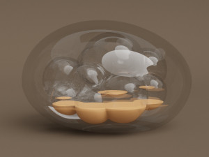 glass stone art 3D Модель