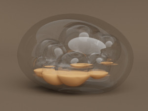 glass stone art 3D Модель