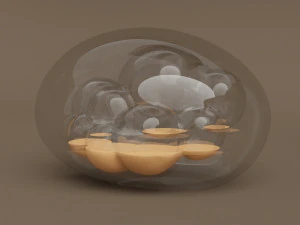 glass stone art 3D Model