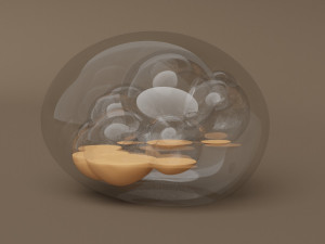 glass stone art 3D Модель