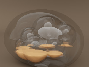 glass stone art 3D Модель