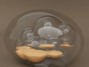 glass stone art 3D Model