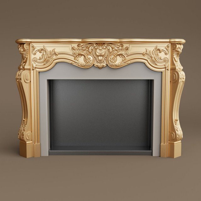 provasi fireplace 3D 模型 .c4d .max .obj .3ds .fbx .stl .blend 