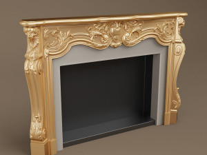 provasi fireplace 3D 模型