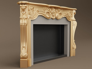provasi fireplace 3D 模型