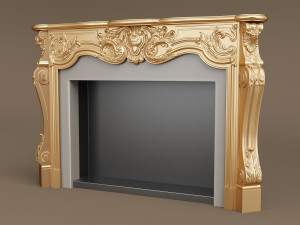 provasi fireplace 3D 模型