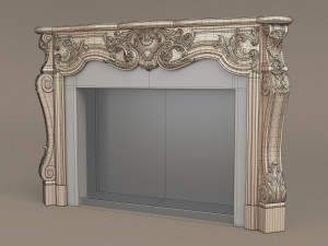 provasi fireplace 3D 模型
