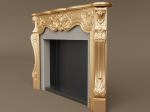 provasi fireplace 3D 模型