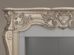 provasi fireplace 3D 模型