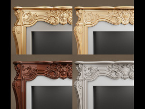 provasi fireplace 3D 模型