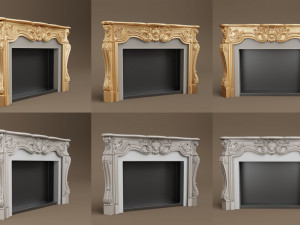provasi fireplace 3D 模型