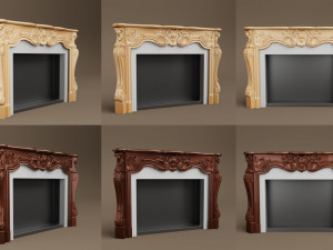 provasi fireplace 3D 模型