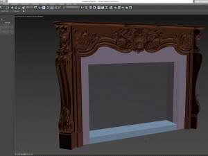 provasi fireplace 3D 模型