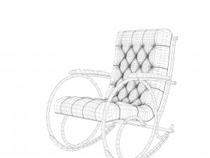 rocking chair 3D-Modell
