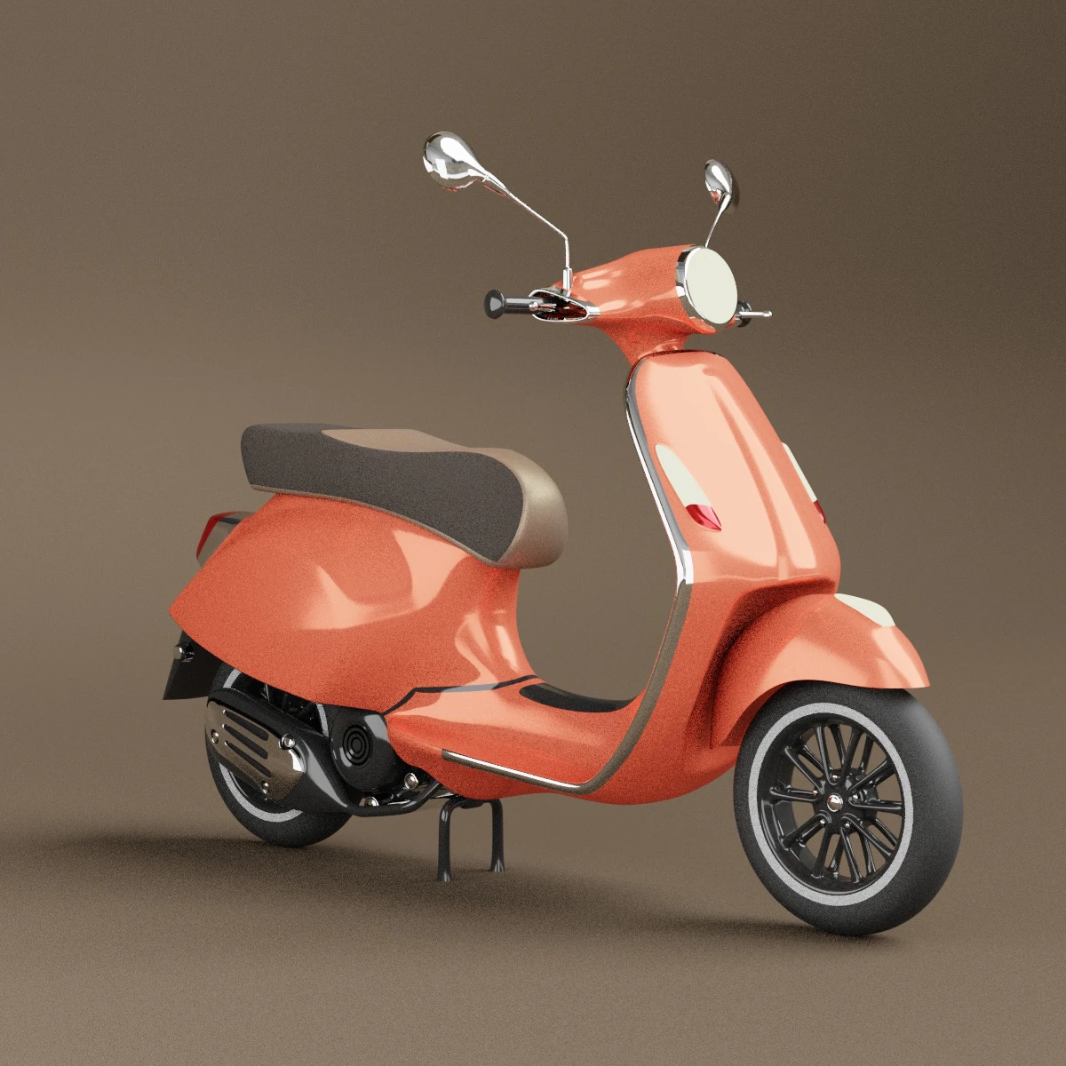 3d vespa primavera scooter model 3D Model .c4d .max .obj .3ds .fbx .stl .blend