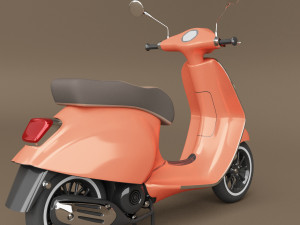 3d vespa primavera scooter model 3D Модель