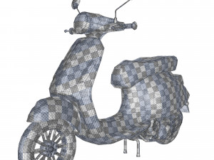 3d vespa primavera scooter model 3D Модель