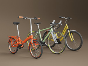 3d adc bicycles generic models 3D Model