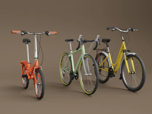3d adc bicycles generic models 3D Model