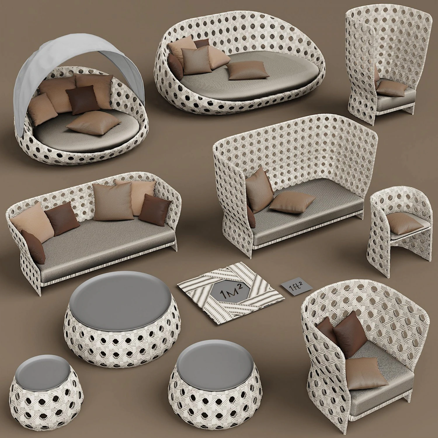 cole&ccedil;&atilde;o canastra Modelo 3D .c4d .max .obj .3ds .fbx .stl .blend 