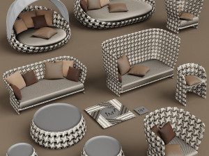 canasta collection 3D Model