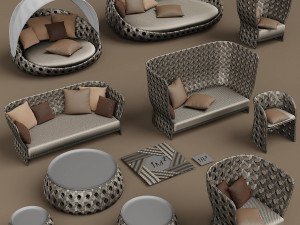 canasta collection 3D Model