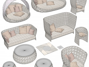 canasta collection 3D Model