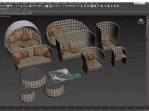 canasta collection 3D Model