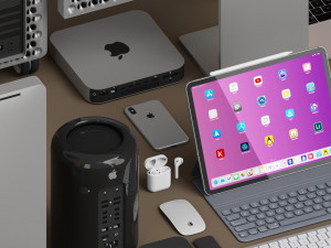 ad apple collection Modello 3D