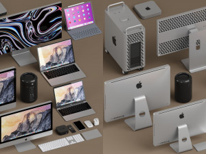 ad apple collection Modelo 3D