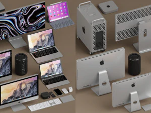 ad apple collection 3D Model