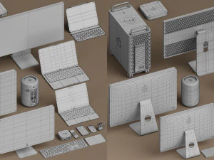 ad apple collection 3D Model