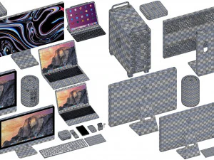 ad apple collection 3D Model