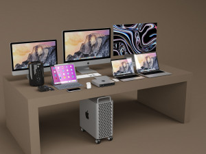 ad apple collection Modelo 3D