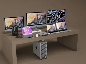 ad apple collection 3D Model