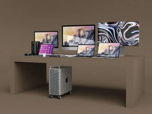 ad apple collection 3D Model