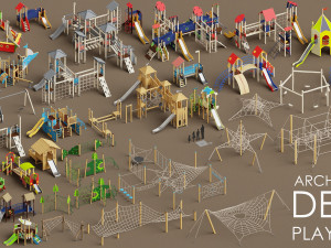 ad playtowers 3D 모델
