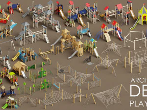 wieże reklamowe Model 3D