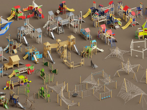 ad playtowers 3D 모델