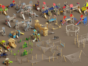 ad playtowers 3D 모델