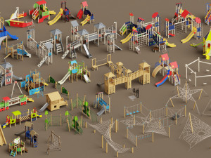 ad playtowers 3D 모델