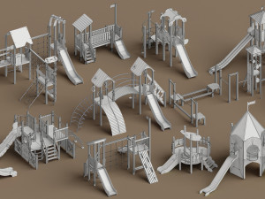 ad playtowers 3D 모델