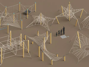 wieże reklamowe Model 3D