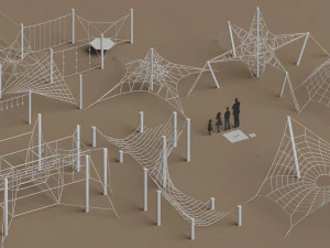 wieże reklamowe Model 3D