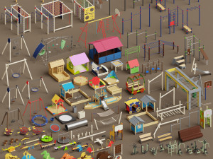 ad playground Model 3D