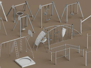 patio de recreo Modelo 3D