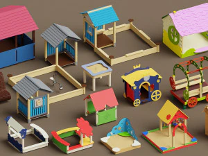 patio de recreo Modelo 3D