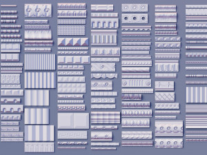ebanisteria marelli mouldings 3D Model